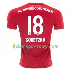 Koszulka Bayern Monachium Leon Goretzka 18 Domowe Koszulki Piłkarskie 2019-2020 Krótki Rękaw